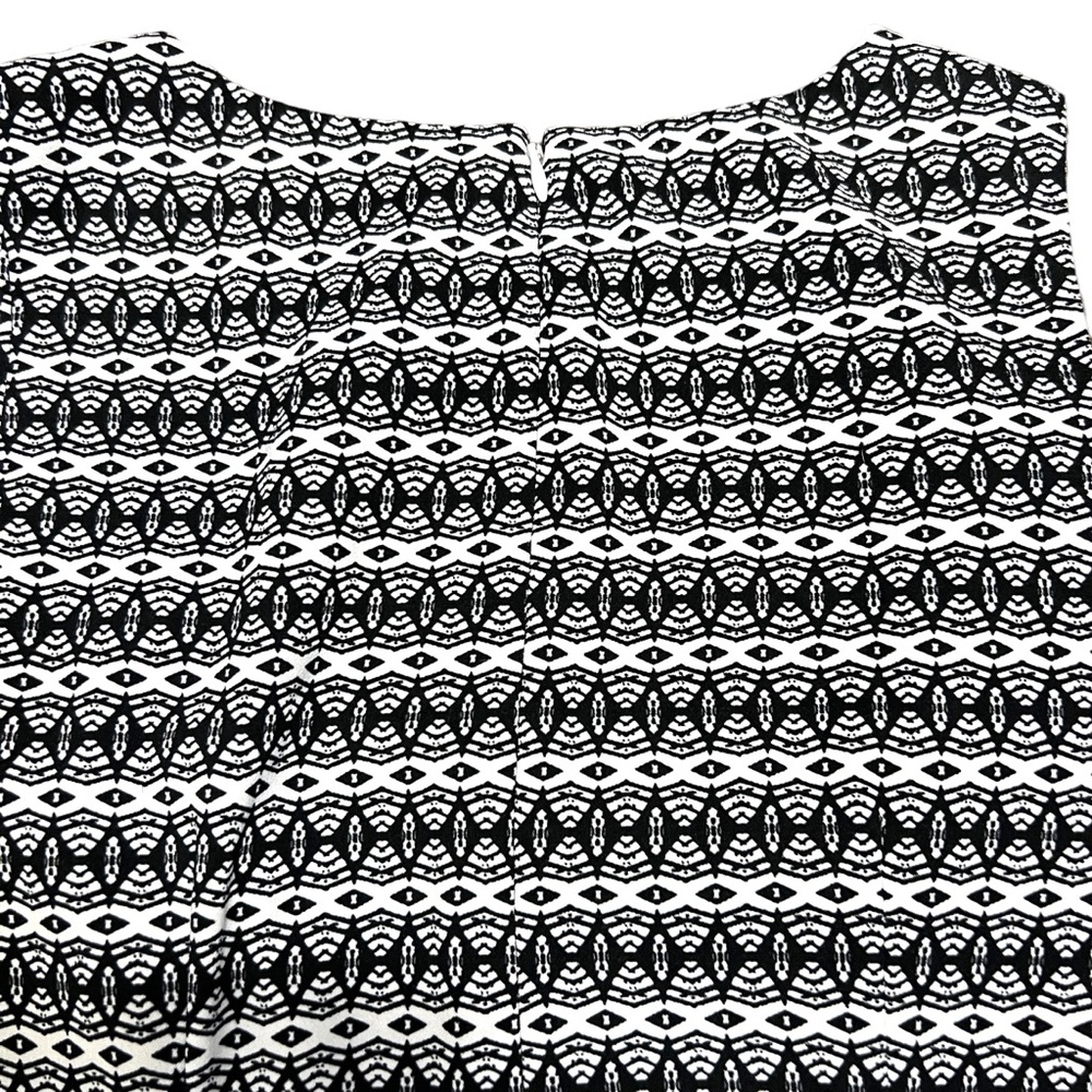Mario Serrani Ladies Shift Dress Black And White Size 4 - Picture 5 of 9
